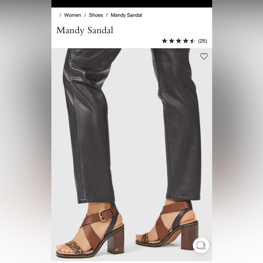 COACH Mandy Sandal - Picture 5 of 11